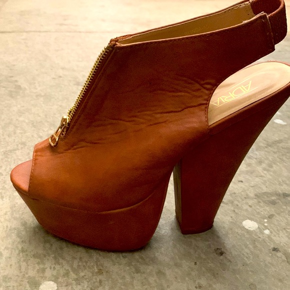 Brown Wedge Heel - Picture 5 of 10